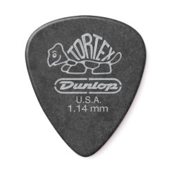 Dunlop Tortex Pitch Black Standard 1.14mm 12 Pack